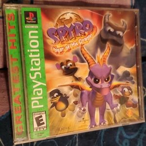 Spyro Year of the Dragon Playstation 1 game